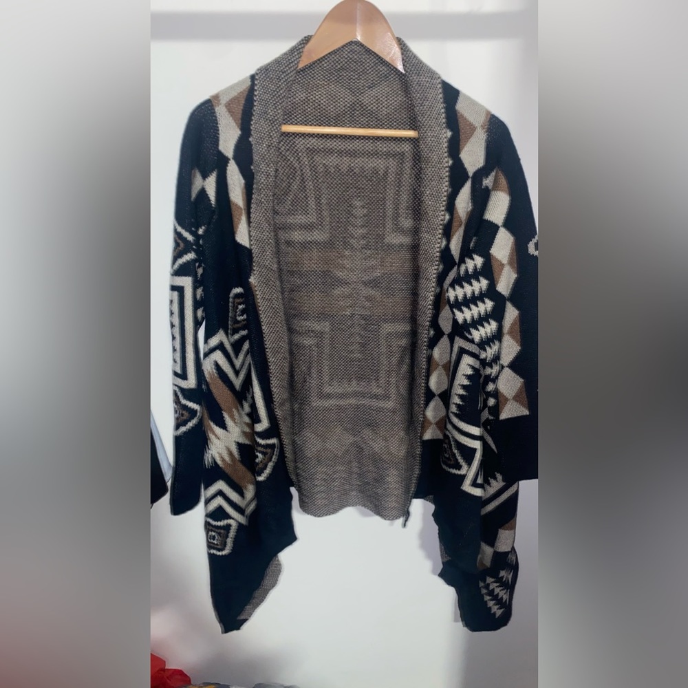 Blue Patterned Cardigan - Picture 3 of 4